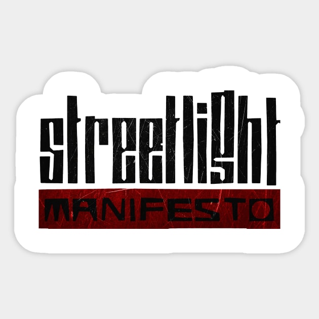 Streetlight Manifesto Vintage Sticker by ant red